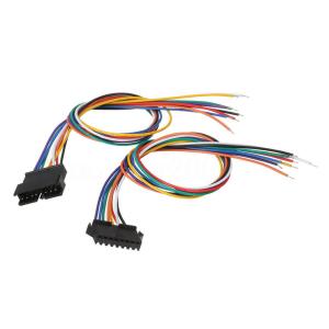 JST SM 10 Pin Plug Male and Female Connector Adapter with 250 mm Electrical Cable Wire for LED Light