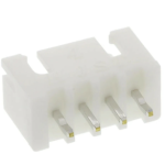 4 Pin JST Connector Male - 2.54mm Pitch (Pack of 5)