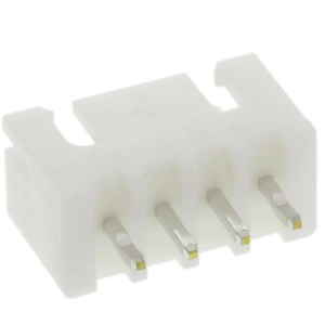 4 Pin JST Connector Male - 2.54mm Pitch (Pack of 5)